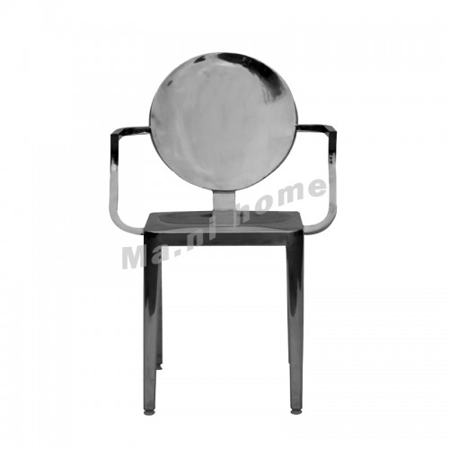 REFLECT 560 DINING CHAIR, Bright stainless steel, 814606