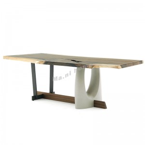 SLINE 2600 餐檯, 楹木+金屬+樹脂, 815886