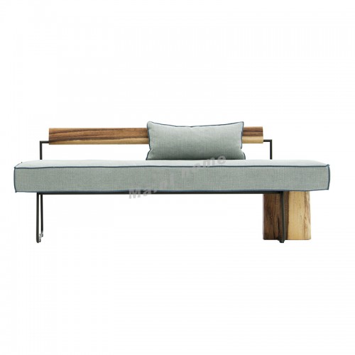 SLINE 1700 餐椅, 楹木+ 金屬+布料, 815889