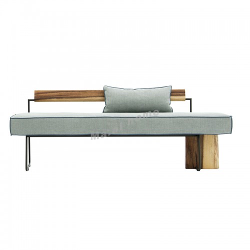 SLINE 1700 chair, Albizia + Metal+ fabric, 815889