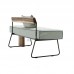 SLINE 1700 chair, Albizia + Metal+ fabric, 815889