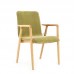 ALINE 540 餐椅, 綠色, 白蠟木+布料, 815919