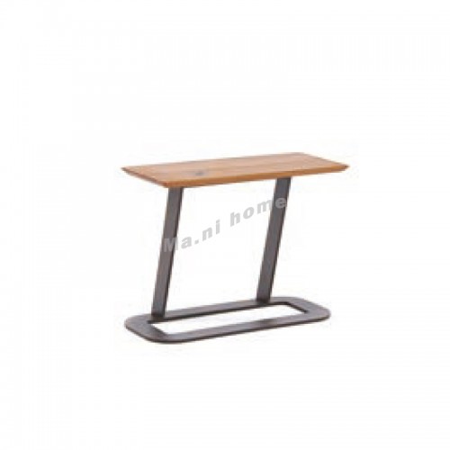 YOSE  830 side talbe, yellow poplar + metal, 815953