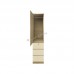 TESS 450 hinge door wardrobe, oak color + cloth pattern, 817356