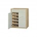 TESS 900 shoes cabinet, oak + cloth pattern, 817361