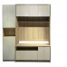 TESS wall unit, Oak + White Cloth