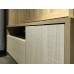 TESS wall unit, Oak + White Cloth