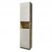 TESS wall unit, Oak + White Cloth
