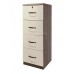 CAFFE 400 chest of drawers, gray + gloss white, 818545