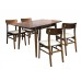 ELME 1300 dining table, Oak + cherry wood color