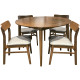 Extanable dining talbe + 4 chairs FJ-261B  + $2,375 