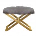 CHIC 600 stool, blue+gold color