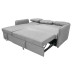 SAXON 2000 曲尺梳化床, 寵物布, 淺灰色, 819921
