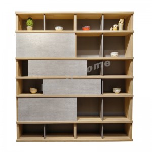 CLEMENT 1700, 書櫃, 櫸木+水泥板飾面 813559