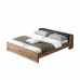 BRICK 2000 bed, walnut veneer, 814778