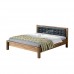 BRICK 1900 bed, walnut veneer, 814710