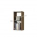 BRICK 400 wall cabinet, walnut veneer+ grey ,  814713