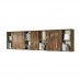 BRICK 3200 wall cabinet, walnut veneer+ grey ,  814718