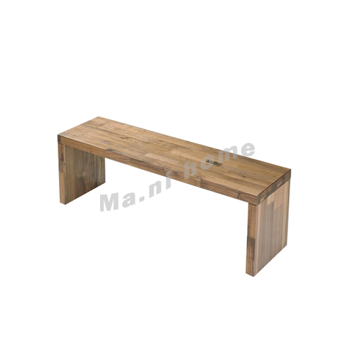 BRICK 1500 bench, walnut veneer, 814756