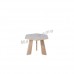 CLEMENT 650 wooden coffee table, oak veneer, cement colour, 815429