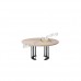 CLEMENT 900 wooden coffee table, oak veneer, metal leg, 815433