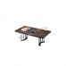 FINN 1200 coffee table, oak veneer + metal leg, 814899