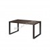 FINN 1200 dining table, oak veneer + metal leg, 814913