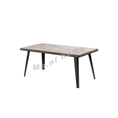 FINN 2000 dining table, arificial stone + oak veneer leg, 814914