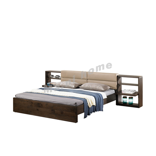 FINN 3200 bed, oak veneer, 814796