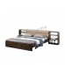 FINN 3200 bed, oak veneer, 814796