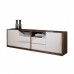 FINN 2500 sideboard, oak veneer + grey, 814813