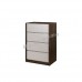 FINN 650 chest of drawers, oak veneer+grey, 814815