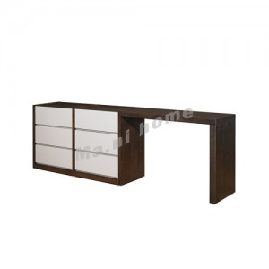 FINN 2300 梳妝檯連櫃桶, 橡木飾面 + 灰色, 814848