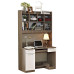 ANGO 48" COMPUTER DESK, GRAY WOOD GRAIN