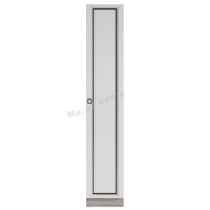 ZEUS 400 單門衣櫃, 灰橡色+象牙色,819888