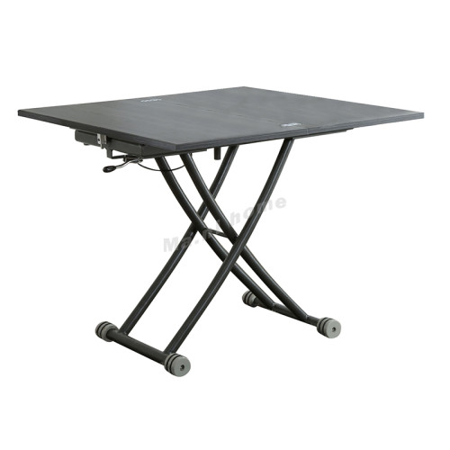 FLIP extendable table w/adj height, gray color, 812270