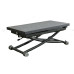 FLIP extendable table w/adj height, gray color, 812270