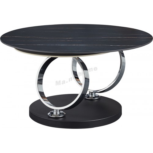 Double layer circle end table, 818208