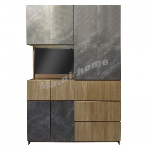 MULTI 1500 cabinet, light oak color+cement color, 813815