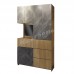 MULTI 1500 cabinet, light oak color+cement color, 813815