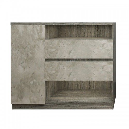 EBONY 1050 Sideboard, splint, Anna Stone color, grey oak color, 818598