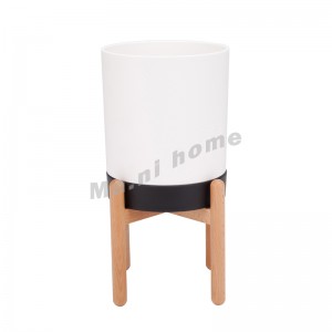 ROCKET 150花盤, 白色+原色木腳, 814593