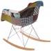 LINEA rocking chair, fabric, patchwork, 809921