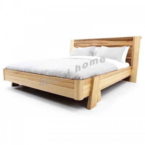ALINE 1900 bed, white ash+applewood veneer, 803727