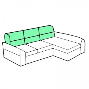 RIPI 1400 背墊布套(不包括整套梳化), 800643 梳化床用 ,800644