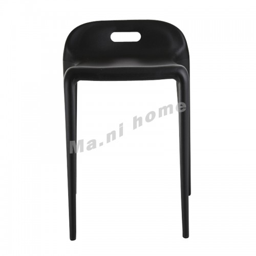 LINEA 型格餐椅, 塑料, 黑色, 811297