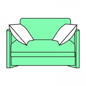 MATTO 1000 單座位布藝梳化布套, 800702 梳化用 ,800703