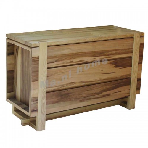 ALINE 1350 chest of drawers, white ash+apple wood veneer,803743
