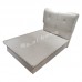 CLOUDD leather bed with hydraulic lift