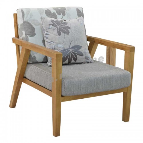 ONDA 800 leisure chair, light walnut color，806341